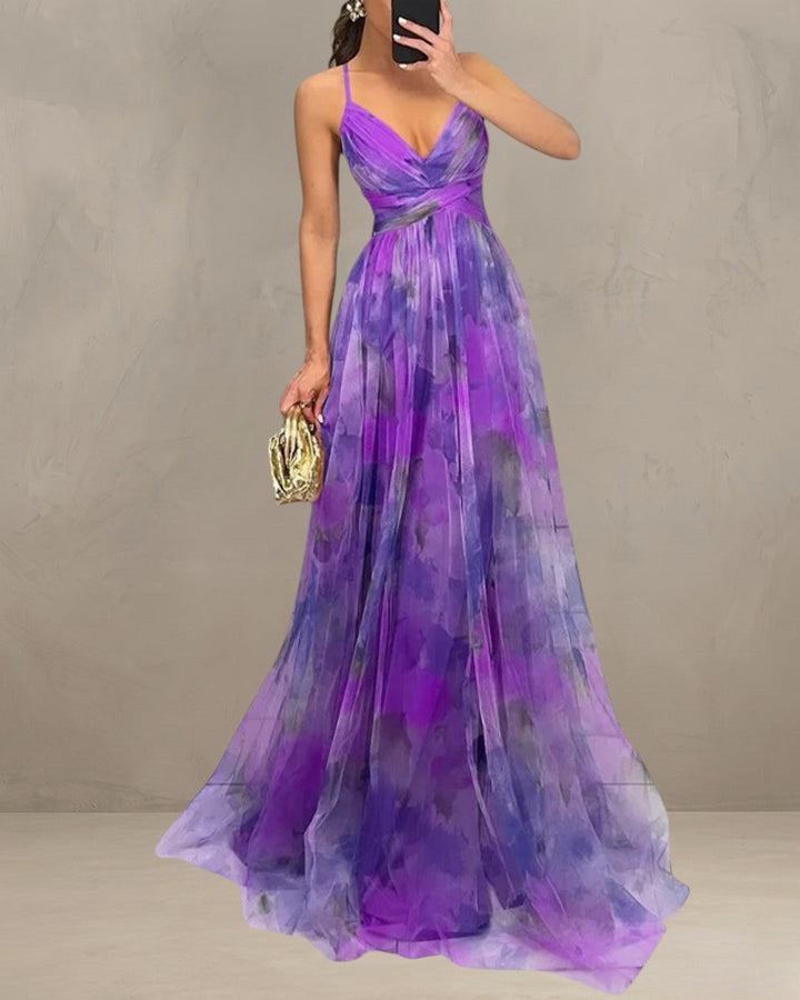 GRACE | ROBE ROMANTIQUE À COUCHES TRANSLUCIDES