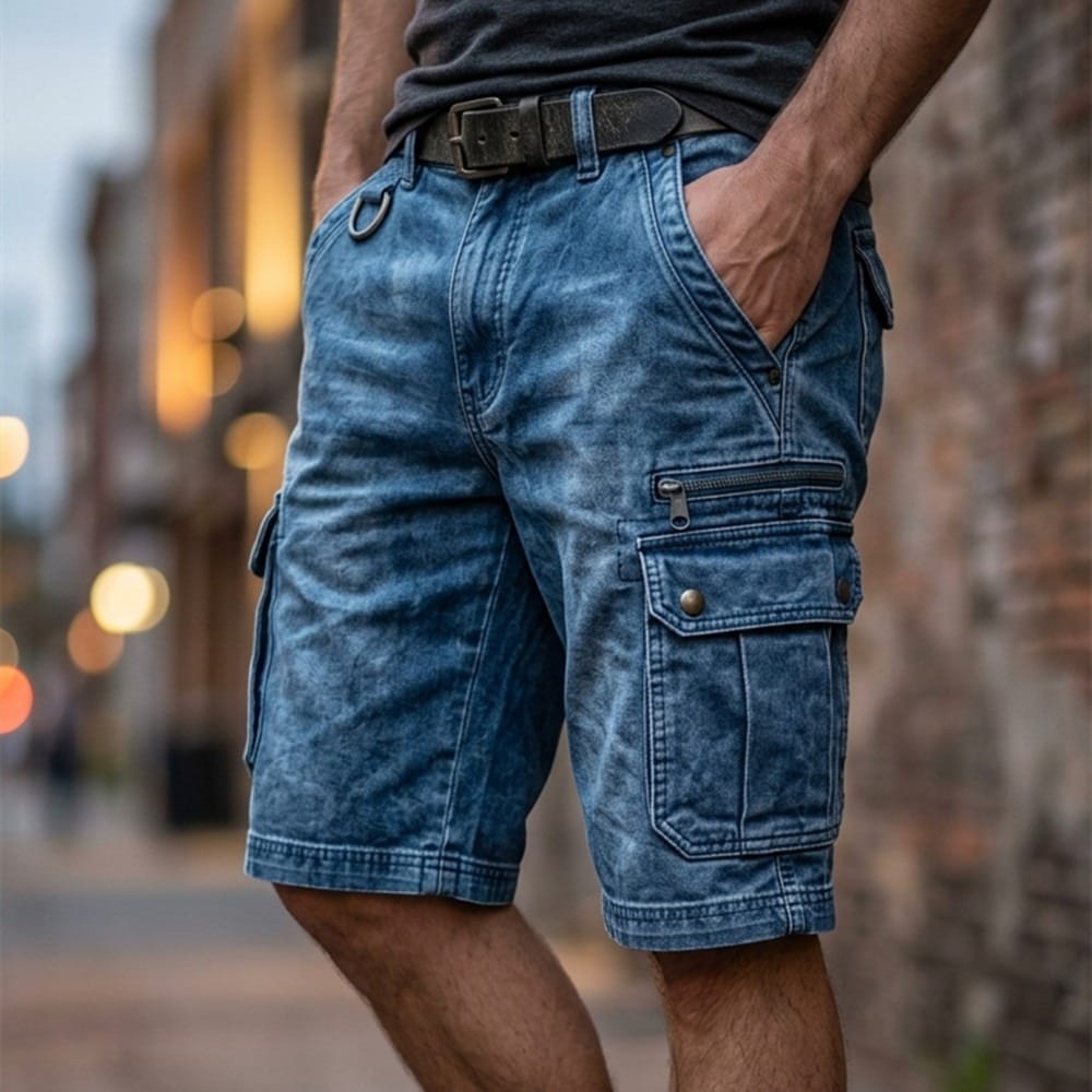 Mode Lumiére™  | Short en denim Liam
