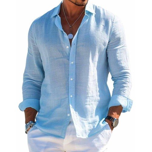 Mode Lumiére™ | Chemise élégante en tissu respirant
