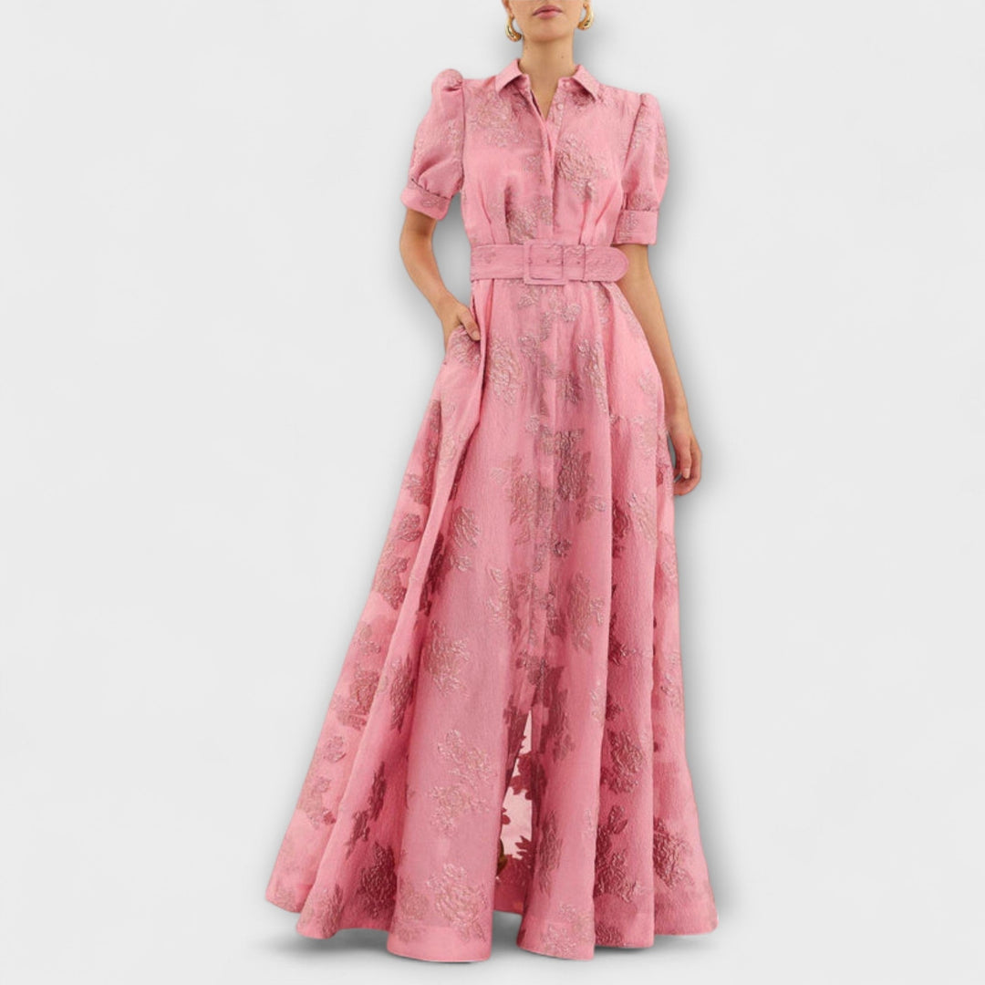 Anabella - Robe à manches courtes froncées
