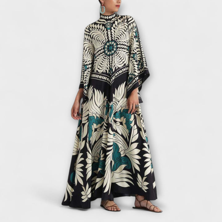 Giselle - Robes Maxi Style avec Imprimé Floral
