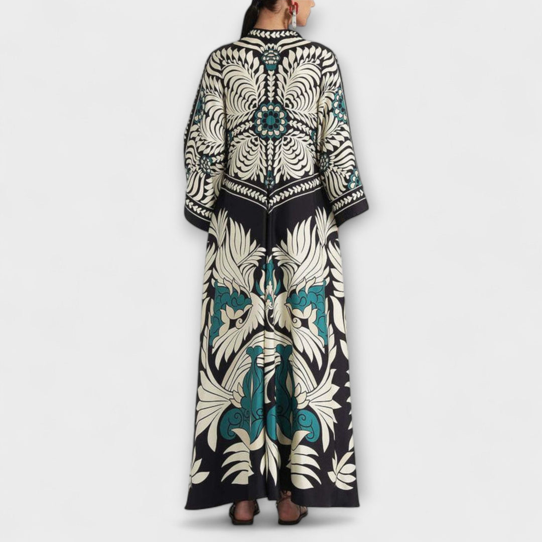 Giselle - Robes Maxi Style avec Imprimé Floral