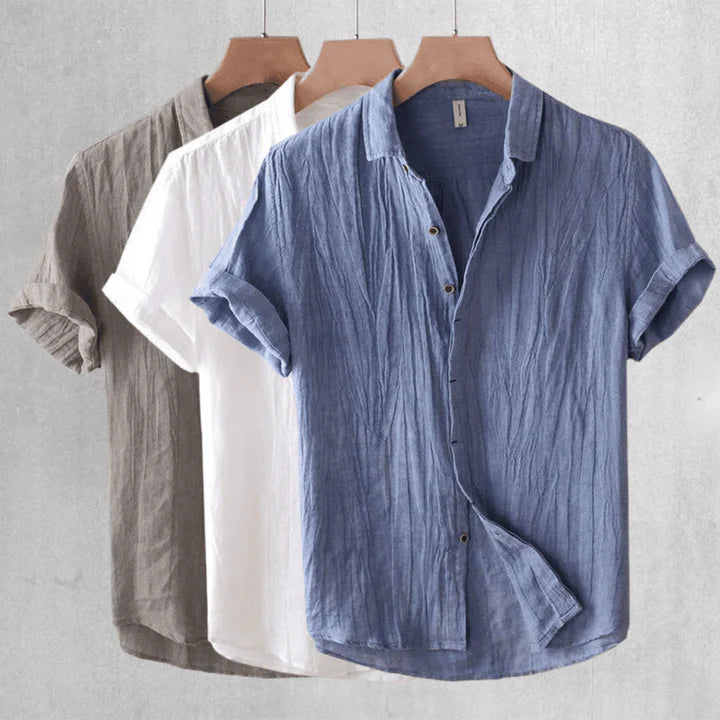 Mode Lumiére™ | Chemise élégante à manches courtes avec boutons