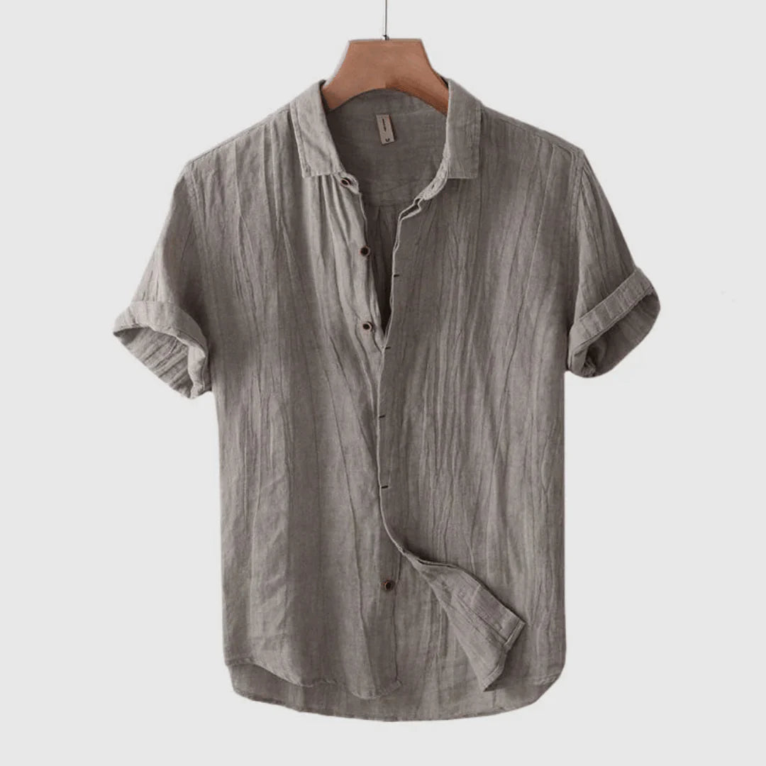 Mode Lumiére™ | Chemise élégante à manches courtes avec boutons