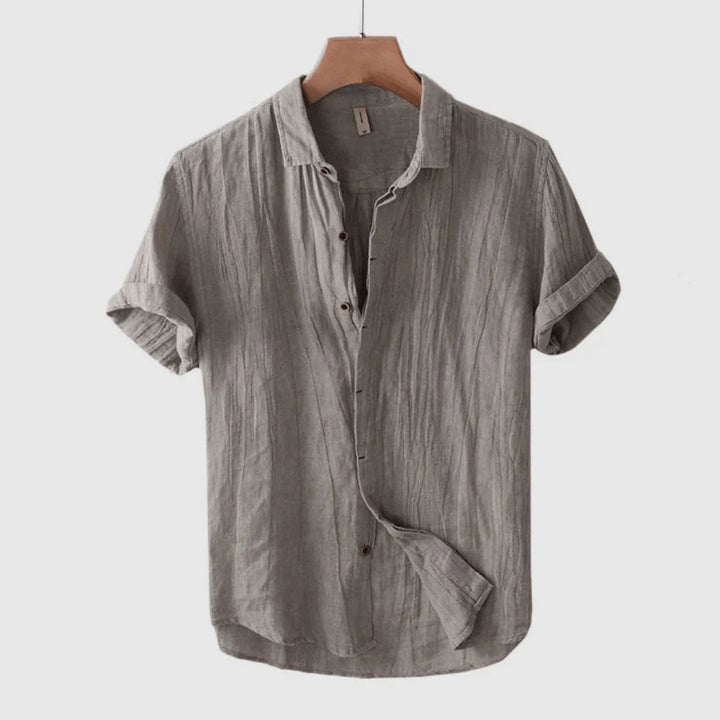 Mode Lumiére™ | Chemise élégante à manches courtes avec boutons