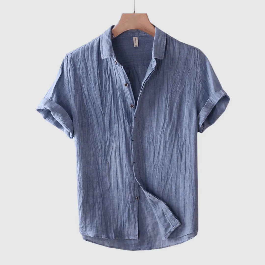 Mode Lumiére™ | Chemise élégante à manches courtes avec boutons