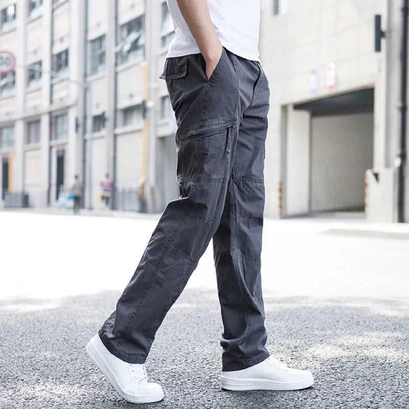 Pantalon Cargo Homme Gris Anthracite