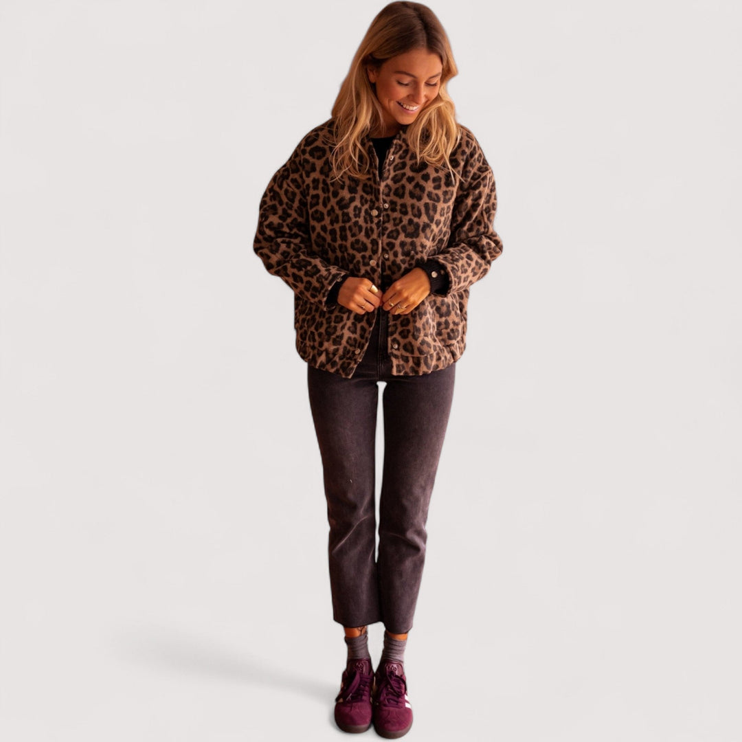 Paulina™ | Veste tendance à imprimé léopard