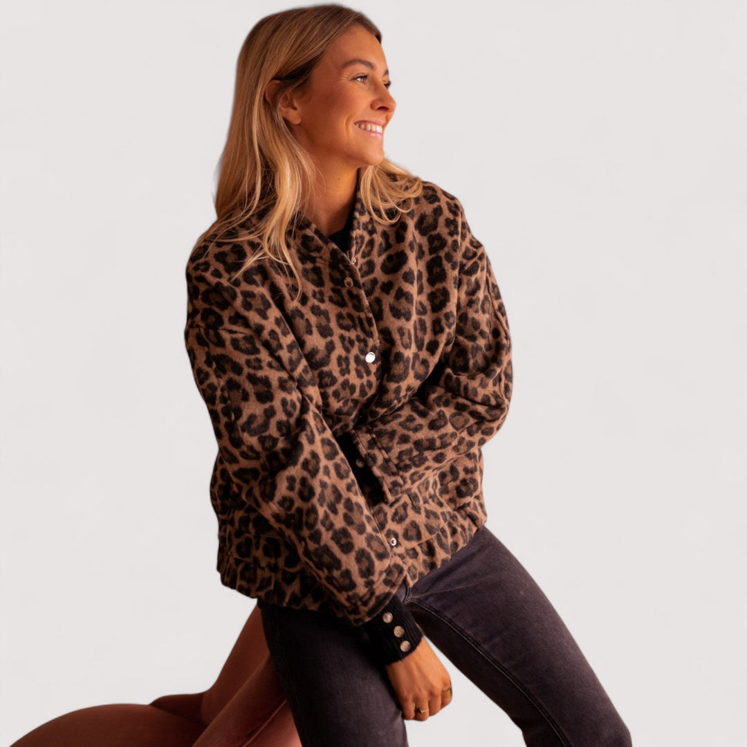 Paulina™ | Veste tendance à imprimé léopard