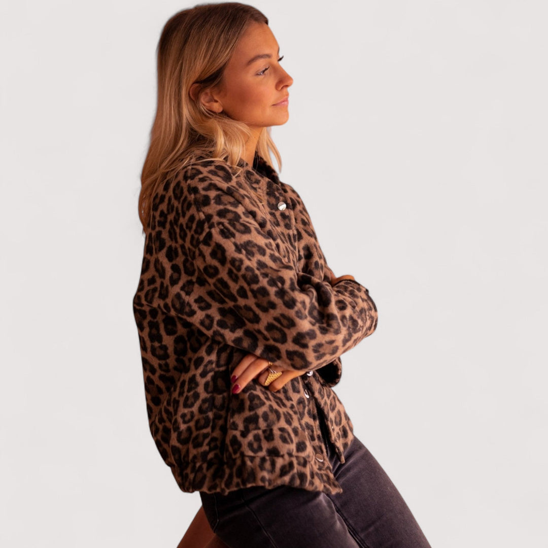 Paulina™ | Veste tendance à imprimé léopard