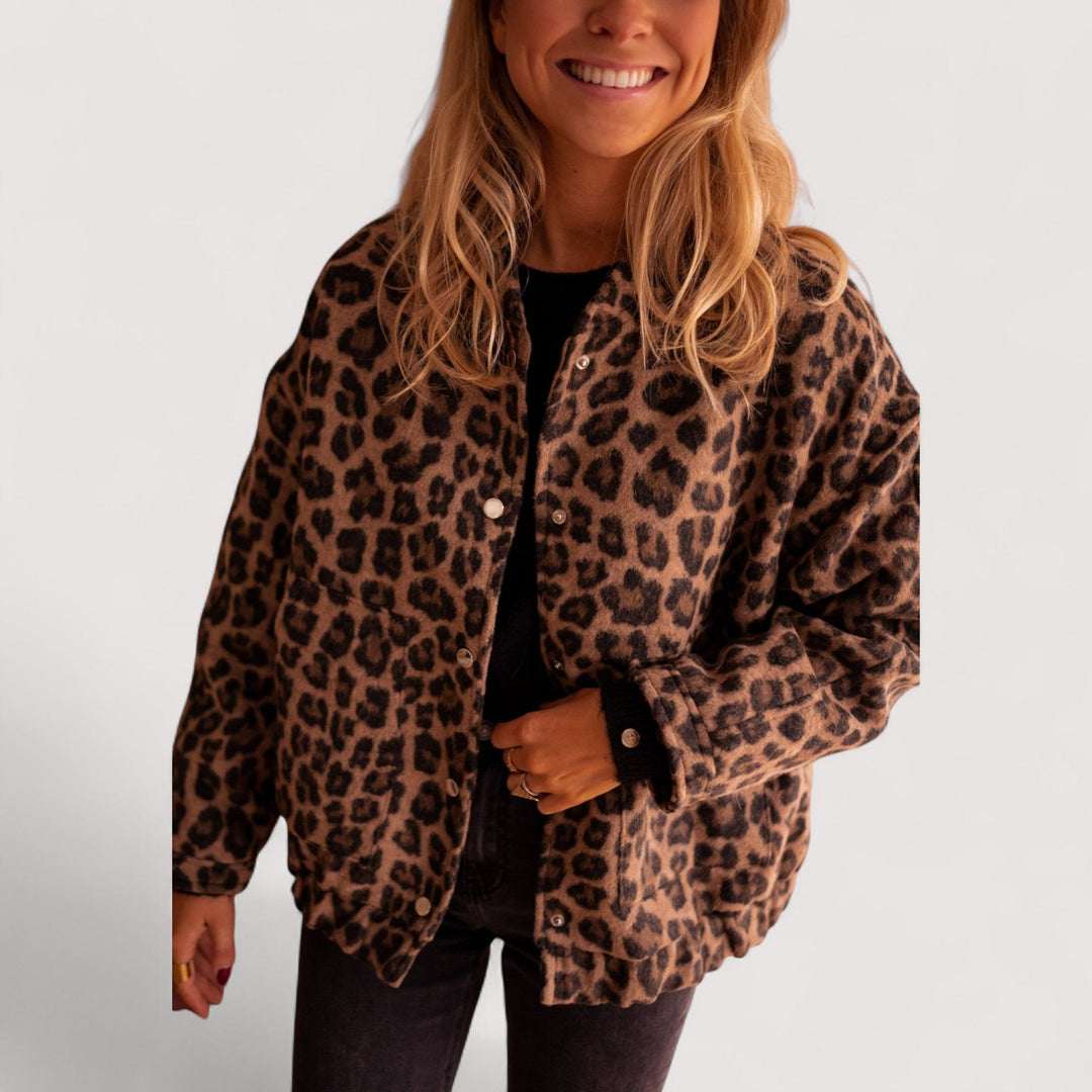 Paulina™ | Veste tendance à imprimé léopard