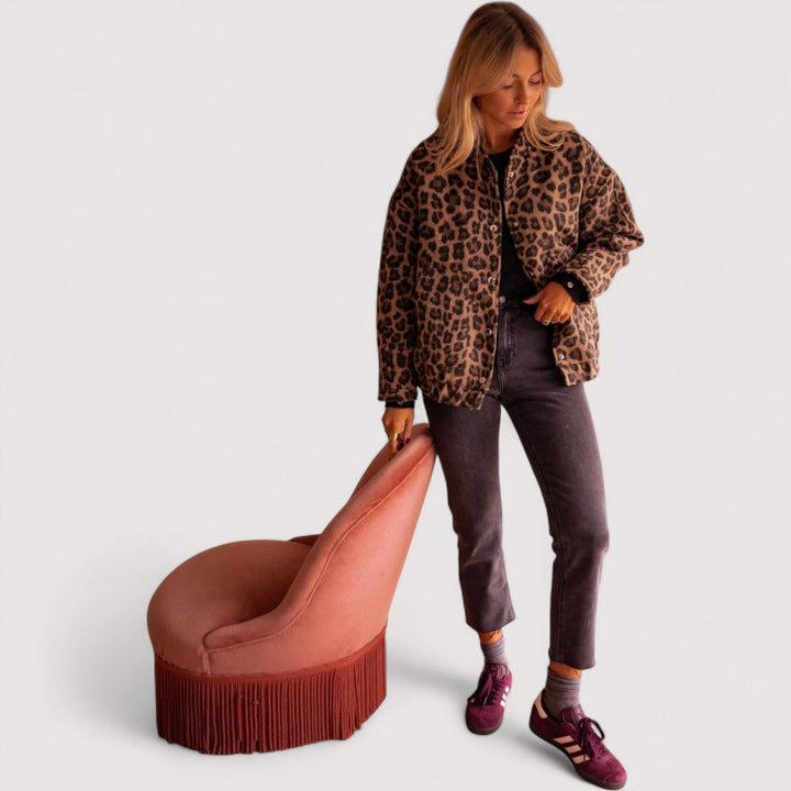 Paulina™ | Veste tendance à imprimé léopard
