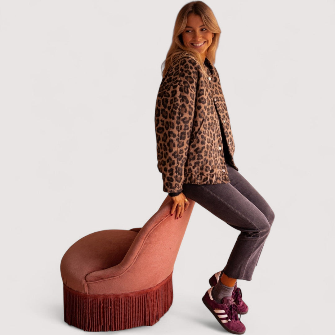 Paulina™ | Veste tendance à imprimé léopard