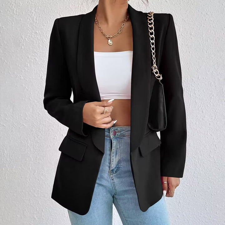 Femmes Manches Longues Ouvert Devant Blazer | Elégant
