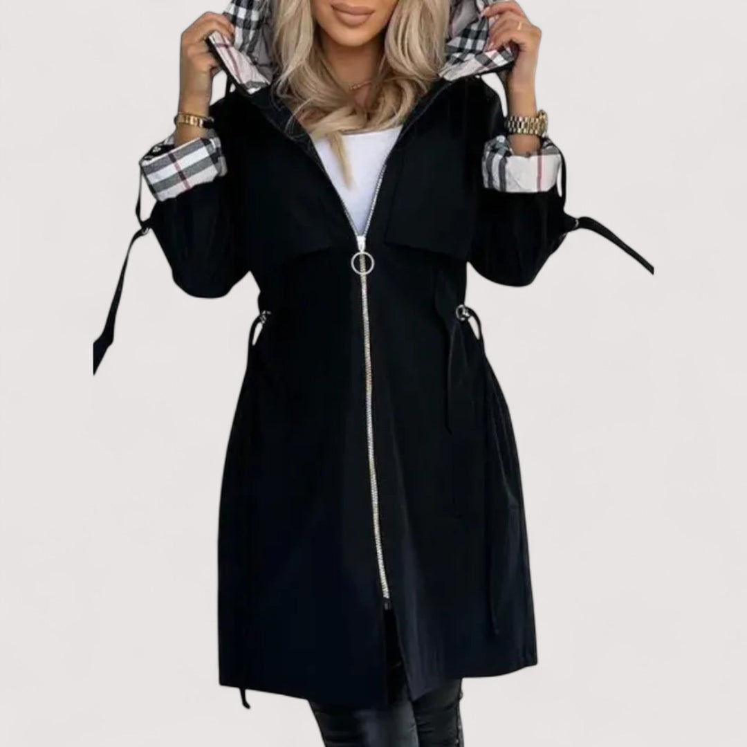 Mode Lumiére™ | Manteau imperméable à fermeture éclair