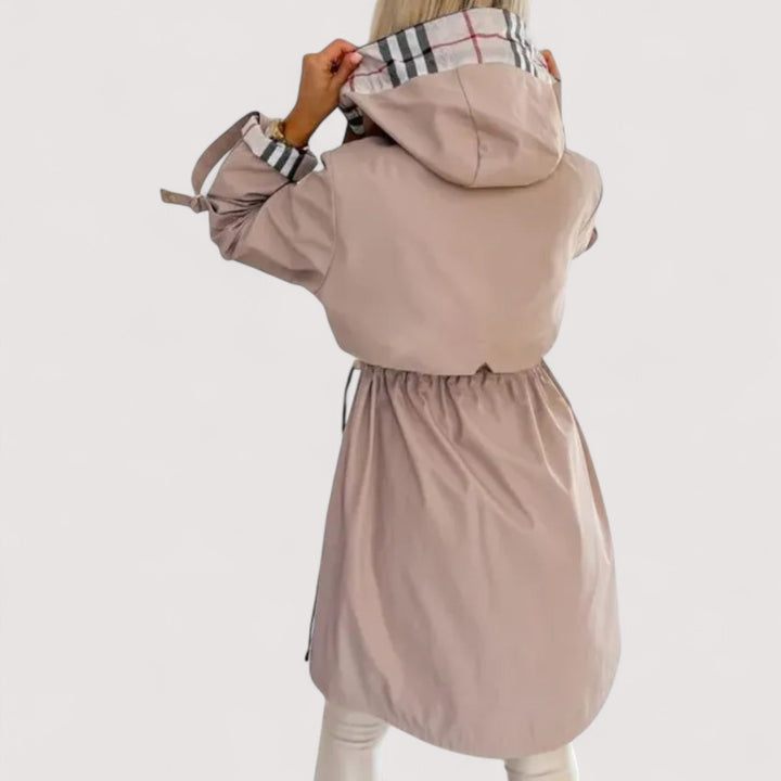 Mode Lumiére™ | Manteau imperméable à fermeture éclair
