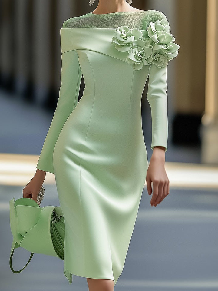 Mode Lumiére™| ROBE DE LUXE ÉPAULES DÉNUDÉES