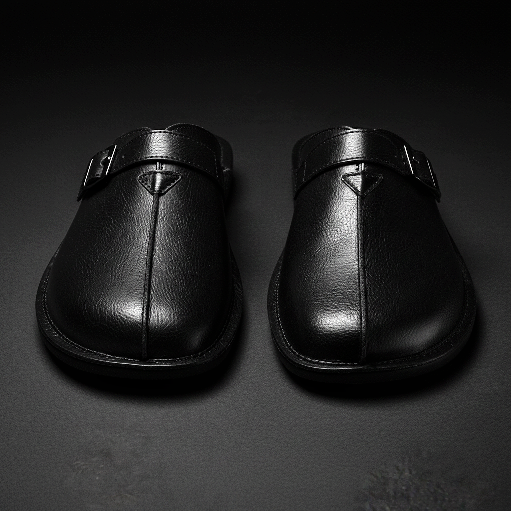 Mode Lumiére™  | Sandale Mules En Cuir