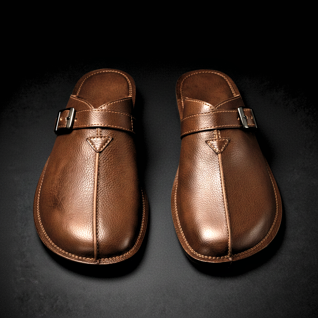 Mode Lumiére™  | Sandale Mules En Cuir