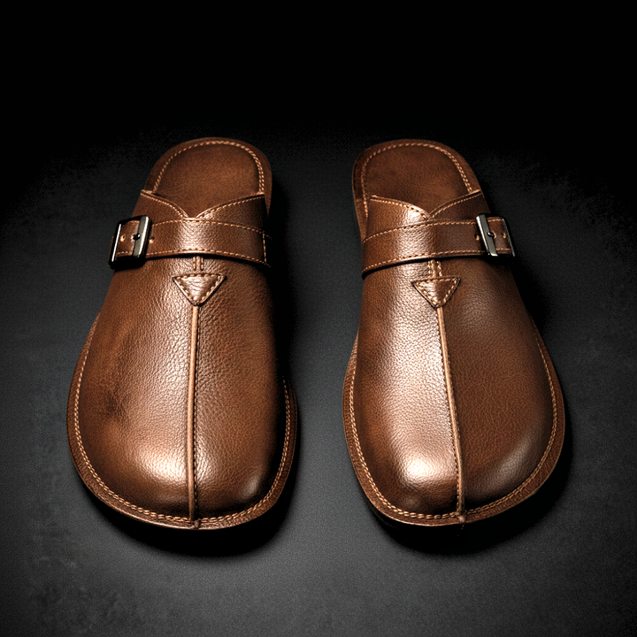 Mode Lumiére™  | Sandale Mules En Cuir