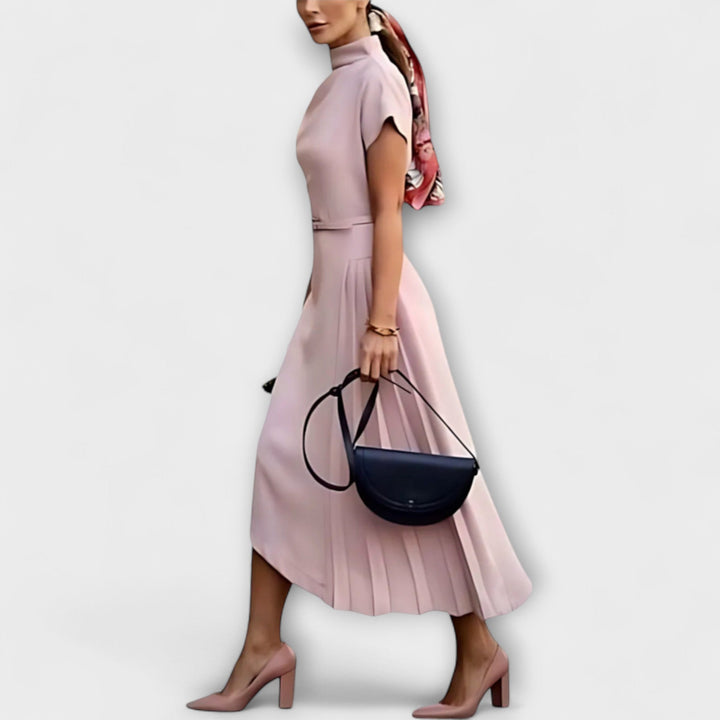 Amelia - Robe de ville asymétrique