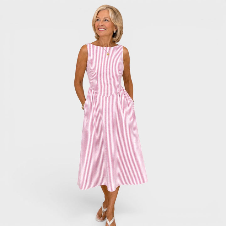 Denise | Robe longue fluide élégante