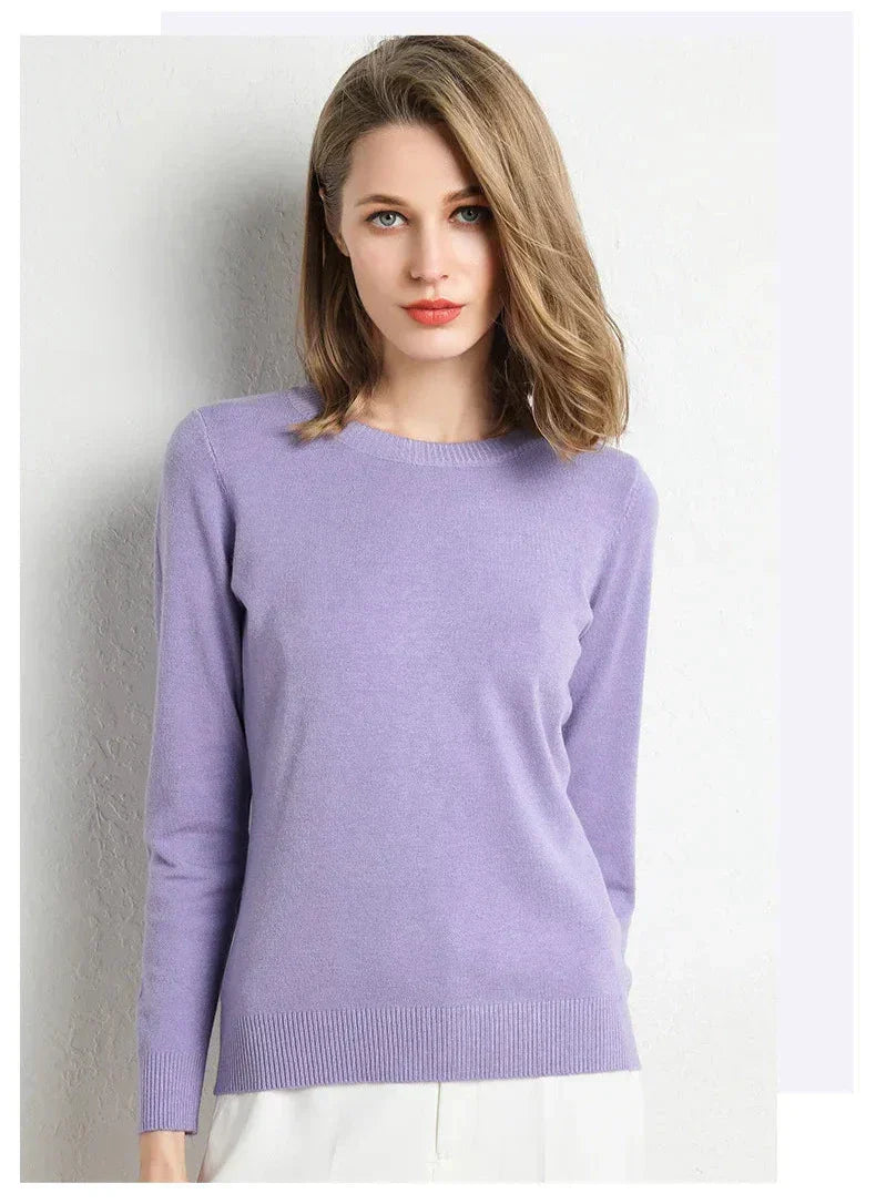 Mode Lumiére™| Pull confort en laine essentiel