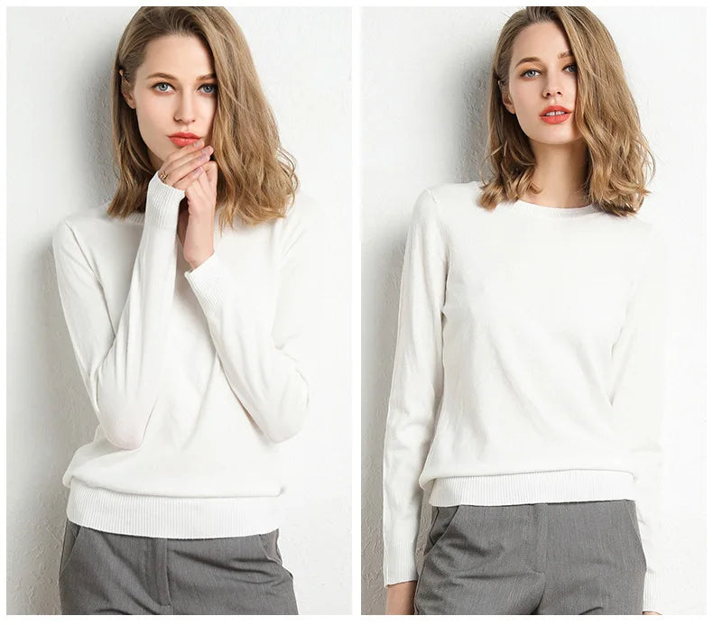 Mode Lumiére™| Pull confort en laine essentiel