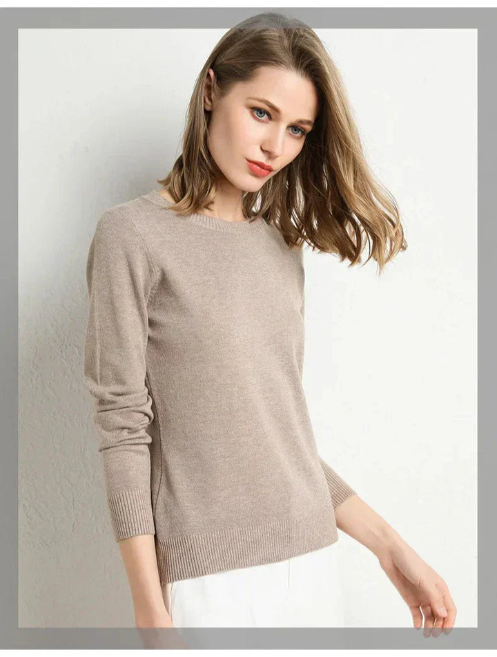 Mode Lumiére™| Pull confort en laine essentiel