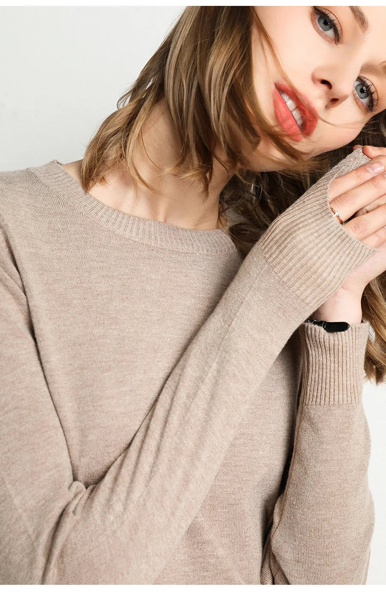 Mode Lumiére™| Pull confort en laine essentiel