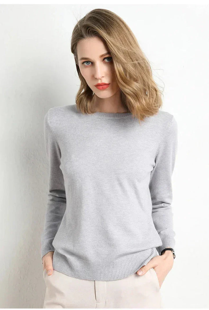 Mode Lumiére™| Pull confort en laine essentiel