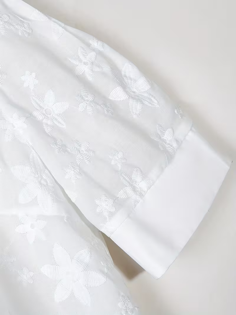 Mode Lumiére™ | Blouse Élégante à Motifs Floraux