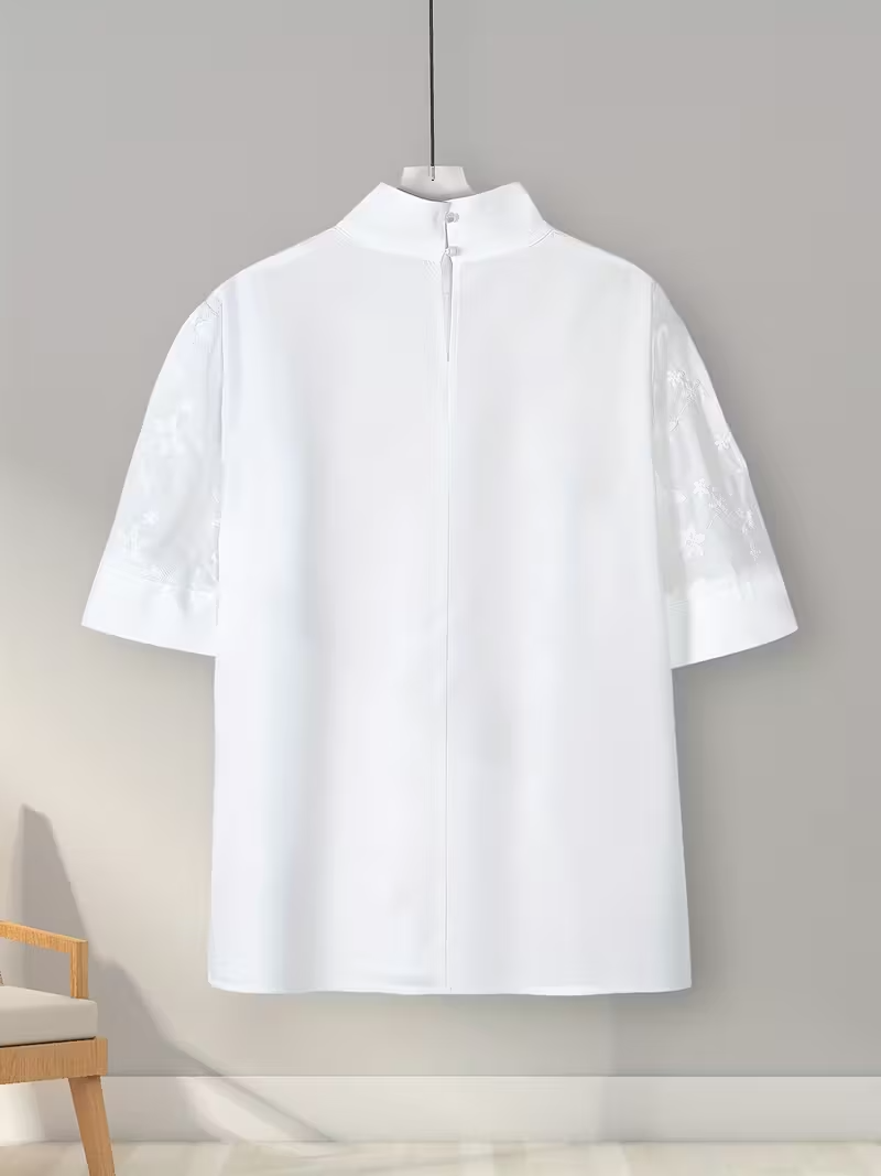 Mode Lumiére™ | Blouse Élégante à Motifs Floraux