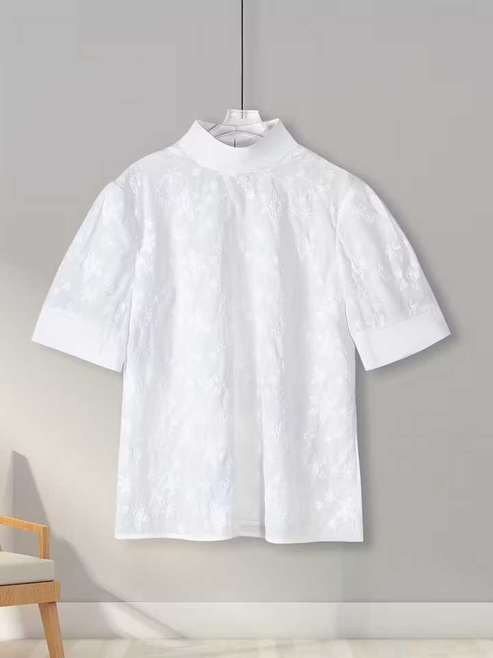 Mode Lumiére™ | Blouse Élégante à Motifs Floraux