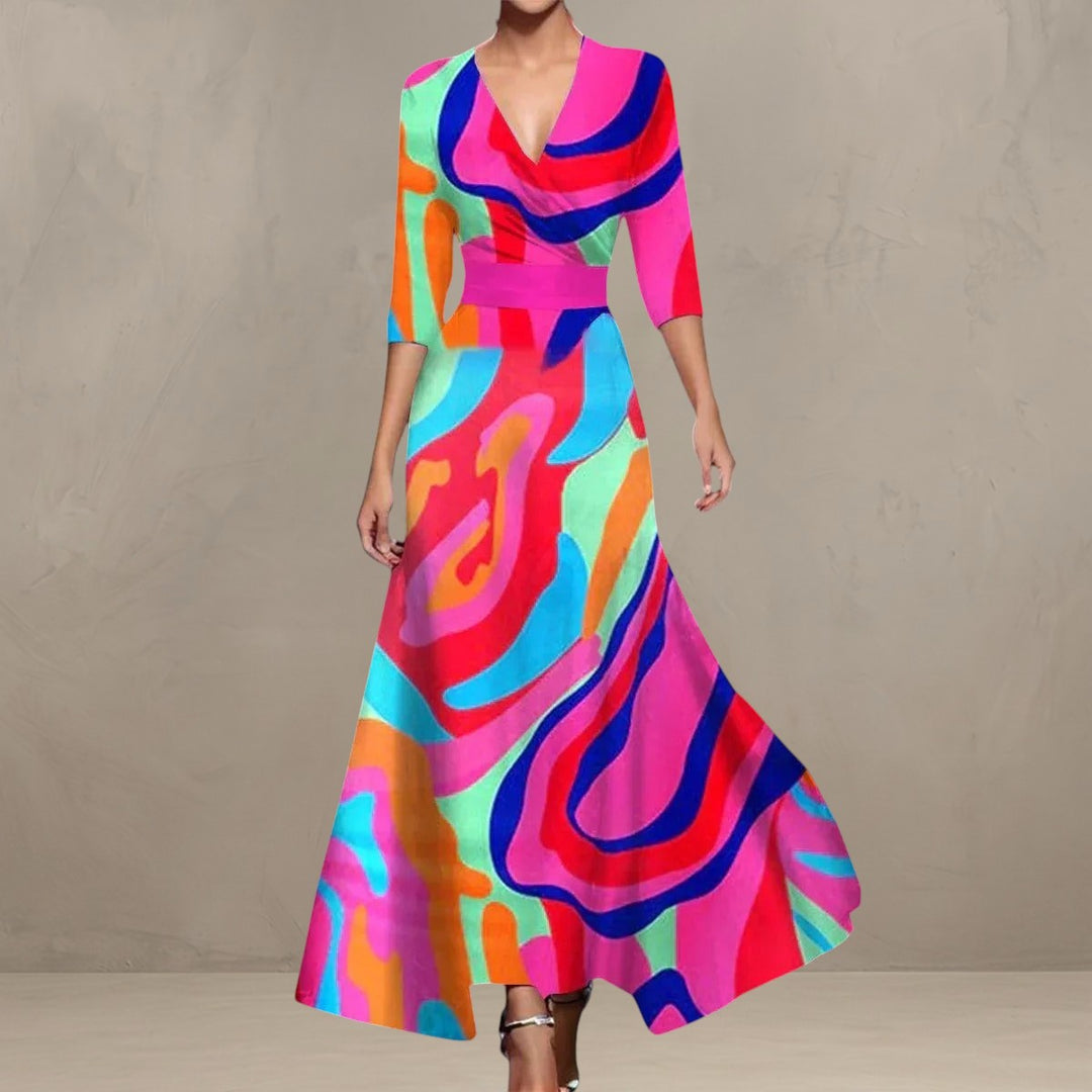 ARIA | ROBE CHIC AVEC IMPRIMÉ FLORAL