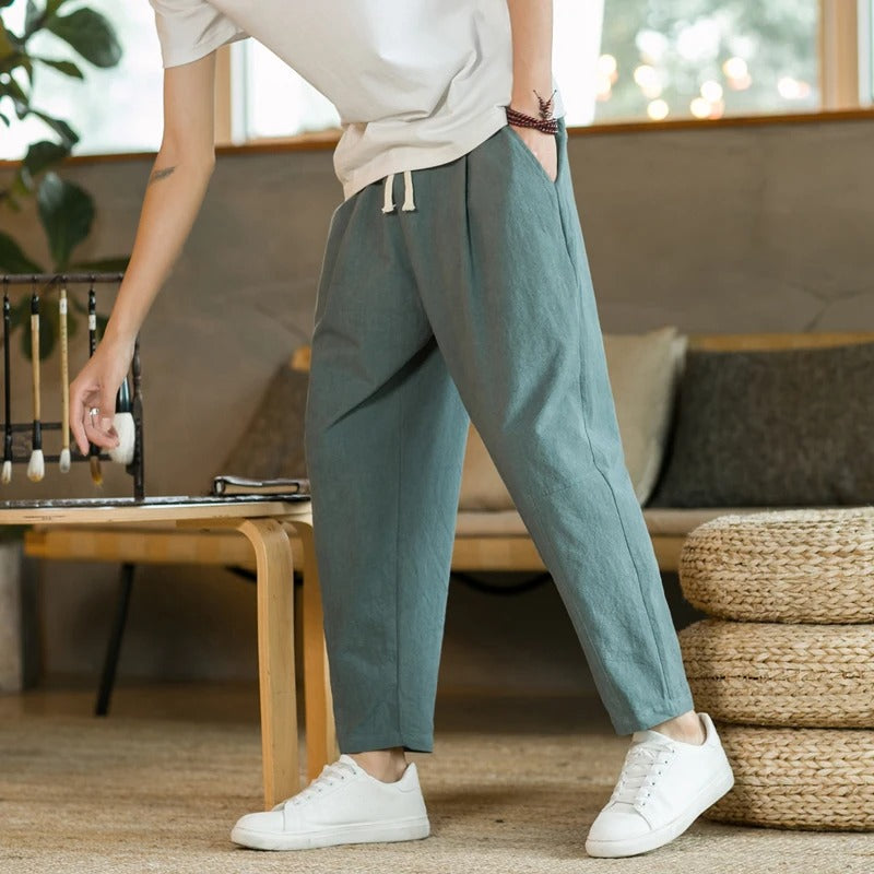 Mode Lumiére™  | Pantalon estival en lin
