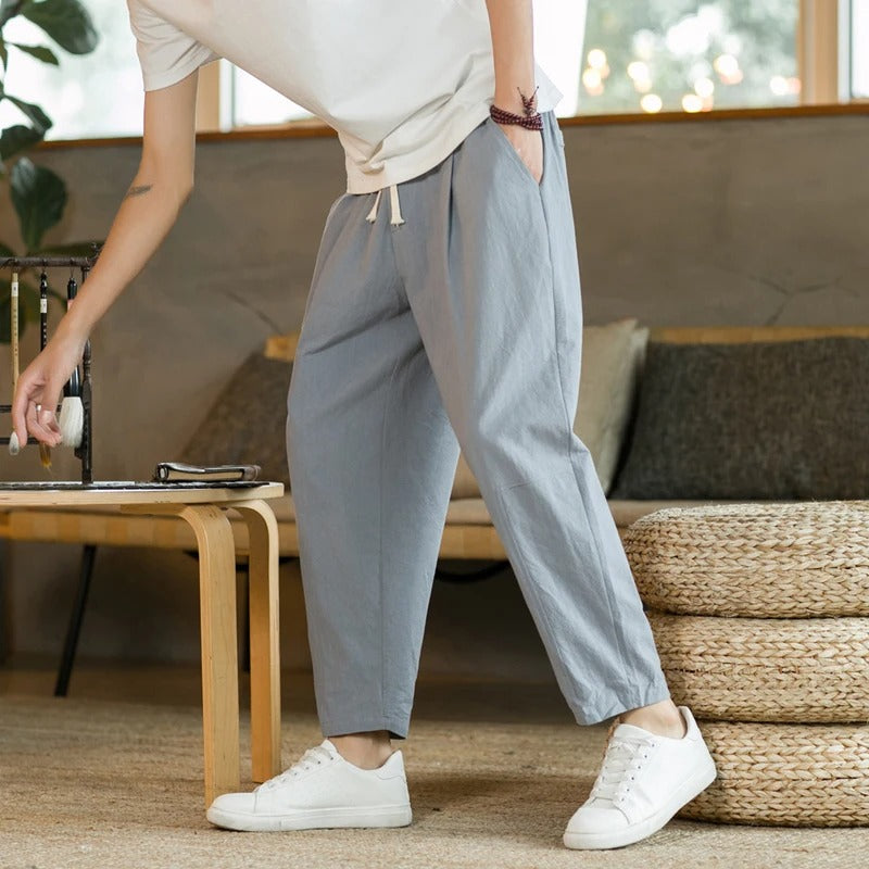 Mode Lumiére™  | Pantalon estival en lin