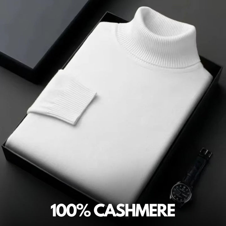 Velinor | Pull en cachemire avec col en maille